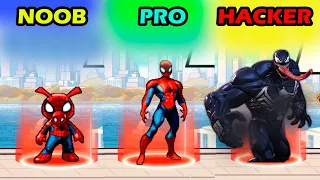 NOOB vs PRO vs HACKER - Spider-Man Ultimate Power