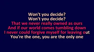 The Head and the Heart - Honeybee - Karaoke Instrumental Lyrics - ObsKure