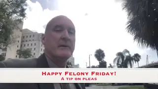 Happy Felony Friday!  The plea bargain