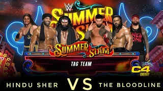 The Bloodline Roman Reigns & The Usos VS Indus Sher Jinder Mahal & Shanky & Veer mahan