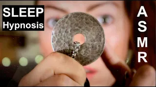 ASMR Hypnosis for SLEEP * Pendulum * Long Nails Tapping * Bracelets * Soft woman's Voice