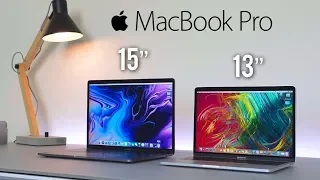 2018 Macbook Pro Unboxing and Review after Update! (13” vs 15”)