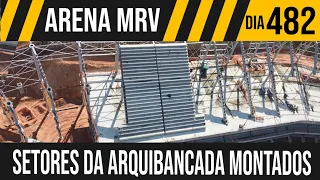 ARENA MRV | 1/6 SETORES DA ARQUIBANCADAS CONCLUÍDOS | 18/08/2021