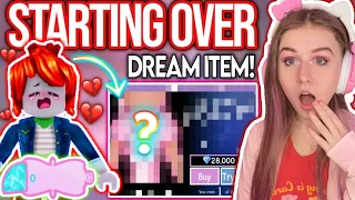 I HAD TO START OVER IN ROYALE HIGH & I GOT MY DREAM CORSET! 😱 ROBLOX Royale High Valentines Update