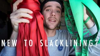 BEGINNER SLACKLINING: WHAT TO GET?