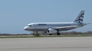 Απογείωση AIRBUS A319 (SX-DGF) της Aegean Airlines από Αλεξανδρούπολη