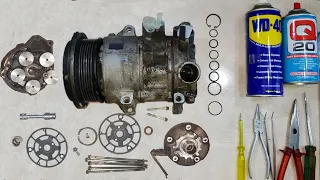 Car air conditioner compressor repair