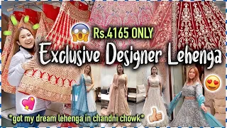 DESIGNER LEHENGA Shopping In CHANDNI CHOWK! Cheap Bridal/Non Bridal Collection | ThatQuirkyMiss