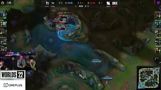 GUMAYUSI'S INSANE BLIND BARON STEAL AT WORLDS 2022