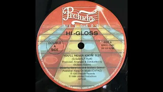 Hi-Gloss - You'll Never Know (12" Extended)