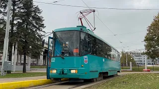 Минский Трамвай. Маршрут №4 площадь Мясникова - ДС «Озеро» | Minsk Tram. Route №4