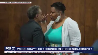 Chicago City Council meeting adjourns early after heated exchange