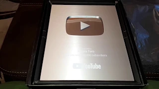 Пришла серебряная кнопка от YouTube!!! БЛАГОДАРЮ ВСЕХ!!!