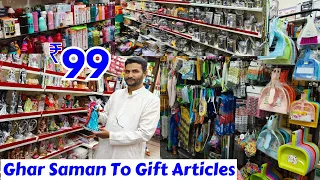 Ghar Saman ₹ 99 Gift Articles New Items Plastic & Steel Kitchen Appliances Kids Toys #hyderabad