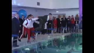 Новый бассейн отркрыли в Красноярске. Новости Афонтово