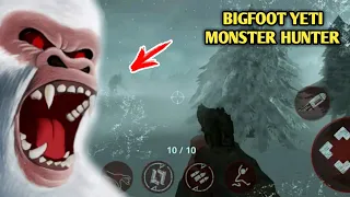 НОВАЯ ОХОТА НА ОГРОМНОГО БИГФУТА BIGFOOT YETI MONSTER HUNTER GAME ANDROID GAMEPLAY