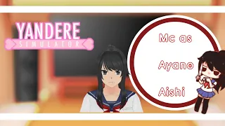 Obey me react to F!mc as Ayano Aishi | request | Read Desc | Redesign