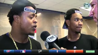 ALDS celebration: Edinson Volquez, Yordano Ventura, Johnny Cueto