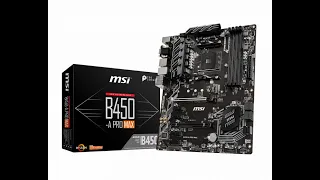 Материнская плата MSI B450 -A PRO MAX ( Обзор и Распаковка )