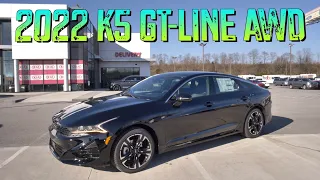 New 2022 Kia K5 GT-Line AWD-Interior & Exterior Features