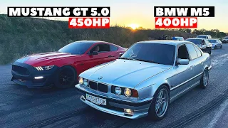 400HP PURE RAGE! Race on Brutal BMW M5 E34.