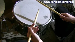 kurs gry na perkusji - lekcja 1 Drum Lesson