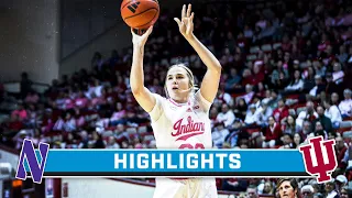 Northwestern at Indiana | Highlights | Big Ten Women's Basketball | Jan. 28, 2024