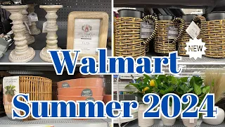 2024 WALMART SUMMER DECOR SHOP WITH ME | HIGH END DECOR FOR LESS | SUMMER DECORATING IDEAS