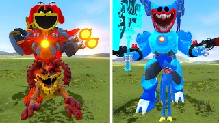 Poppy Playtime  MECHA TITAN DOGDAY Vs MECHA TITAN HUGGY   WHO IS STRONGER In Garry's mod