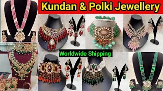 Latest Kundan & Polki Jewellery Manufacturers | Biggest Bridal Jewellery Collection in India 2023