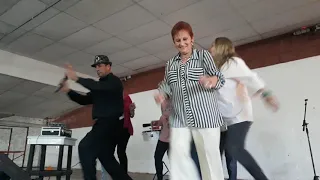 Itoky en la fiesta de Los Jubilados