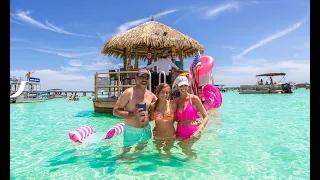 Floating Tiki Bar Cruise Destin at Crab Island - Cruisin Tikis