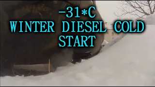 DIESEL COLD STARTS Compilation | -31*C | s.3 ep.24 | Starting frozen diesels down to -31*C