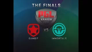 CS:GO - Gambit Gaming vs Immortal - The Grand Final 2017