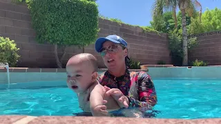 Lucas’ first ISR Swimming Lessons