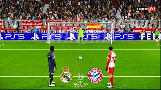 Bayern Munich vs Real Madrid - Penaltis | Semifinales Champions League 2023/24 | PES Gameplay