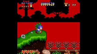 sonic 4 snes/jump fails and 1 glitch