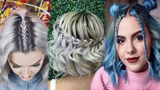 QUICK AND EASY BRAID HAIRSTYLES FOR SHORT HAIR |  girls fashions