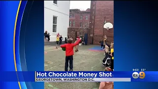 Elementary School Teacher Makes Half Court Shot For Hot Chocolate
