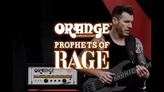 Tim Commerford of Prophets of Rage and Orange Amps