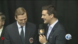 Red Wings honor Sergei Fedorov with Hall of Fame Night at Joe Louis Arena