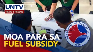 Joint memorandum circular, kailangan ng DOTr bago mai-proseso ang fuel subsidy— DBM