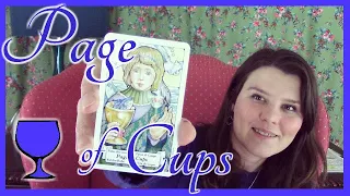 Page of Cups Tarot Card Meaning Upright & Reversed