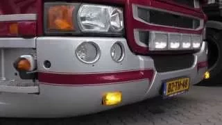 SCANIA R500 V8 Topline M. van der Mei Transport + SOUNDCHECK / INTERIOR [HD]