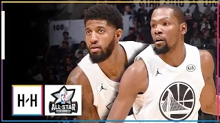 Kevin Durant & Paul George Full Highlights vs Team Curry at 2018 All Star Game!