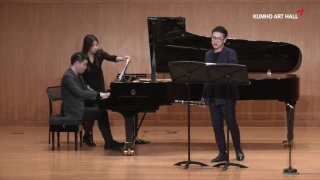 Wooyun Kim Plays Camille Saint-Saens - Sonata for Clarinet and piano