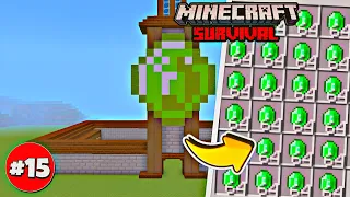 I Build Best Raid Farm In Minecraft Survival (Hindi) #15