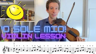 O Sole Mio - Violin Lesson!