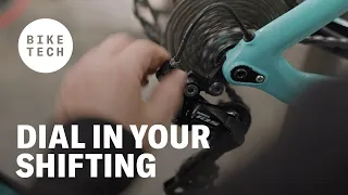 How to Adjust and Index Your Rear Derailleur | Bike Tech | The Pro’s Closet