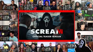 SCREAM 6: Official Teaser Trailer reaction mashup